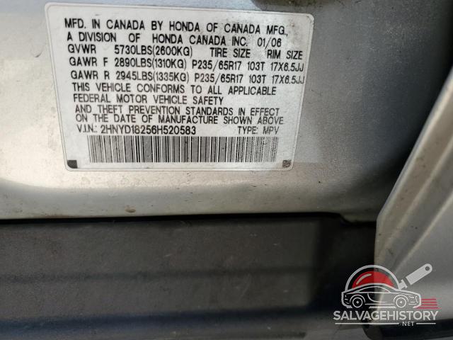 2HNYD18256H520583 2006 ACURA MDX photo no. 13