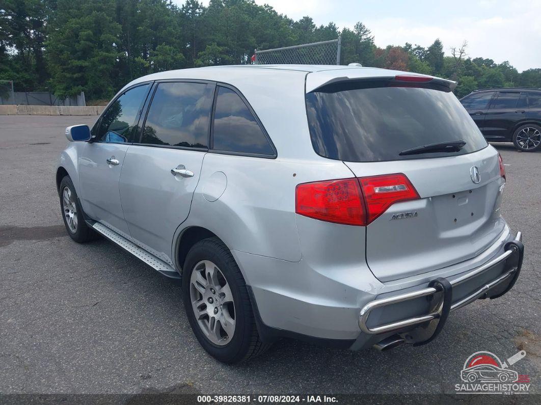 2HNYD28237H525627 2007 ACURA MDX photo no. 3