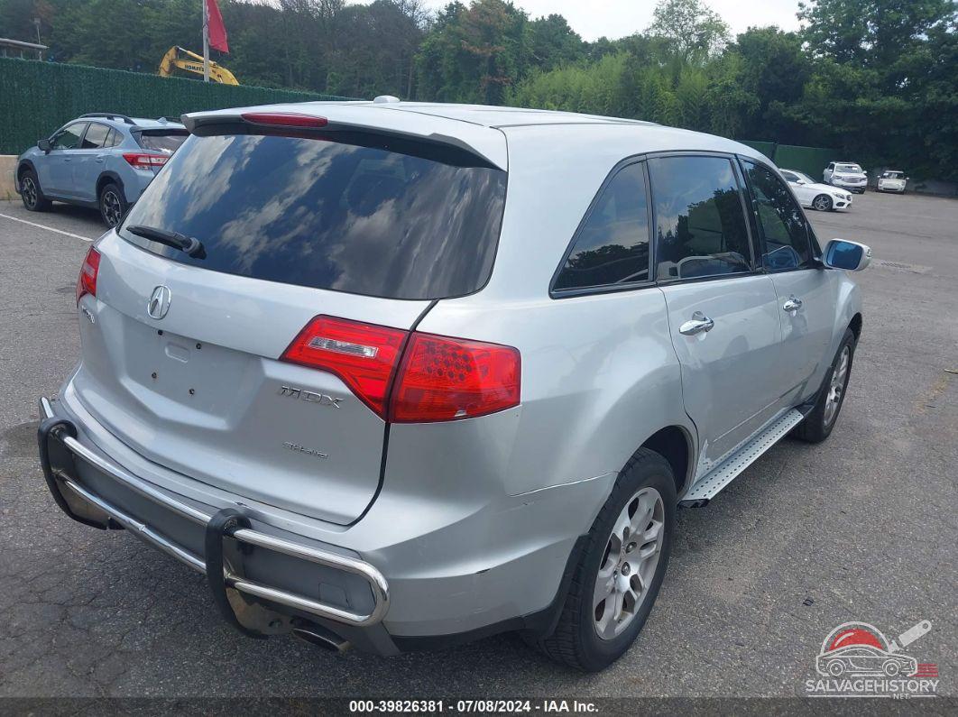 2HNYD28237H525627 2007 ACURA MDX photo no. 4