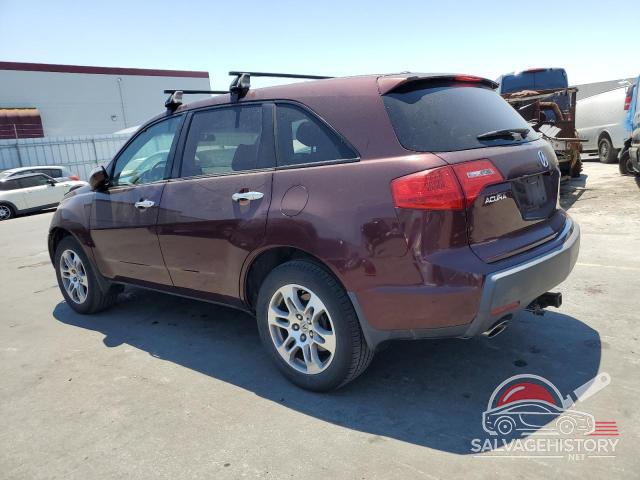 2HNYD28367H551891 2007 ACURA MDX photo no. 2