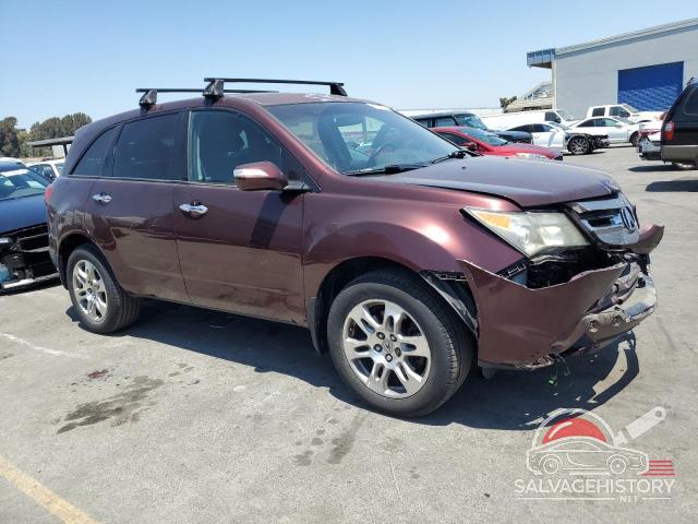 2HNYD28367H551891 2007 ACURA MDX photo no. 4