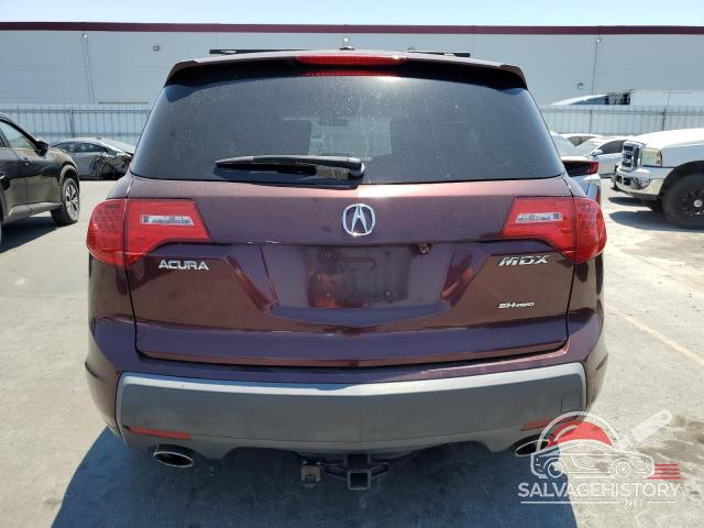 2HNYD28367H551891 2007 ACURA MDX photo no. 6
