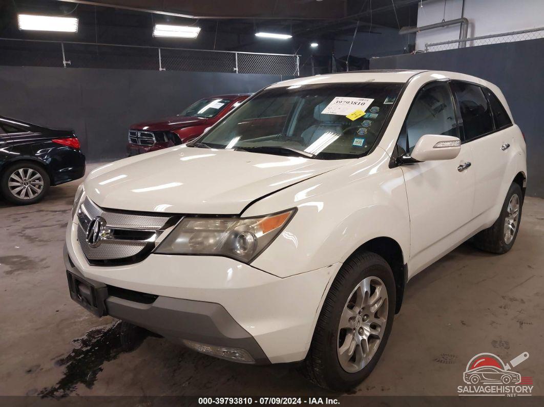 2HNYD28268H502750 2008 ACURA MDX photo no. 6