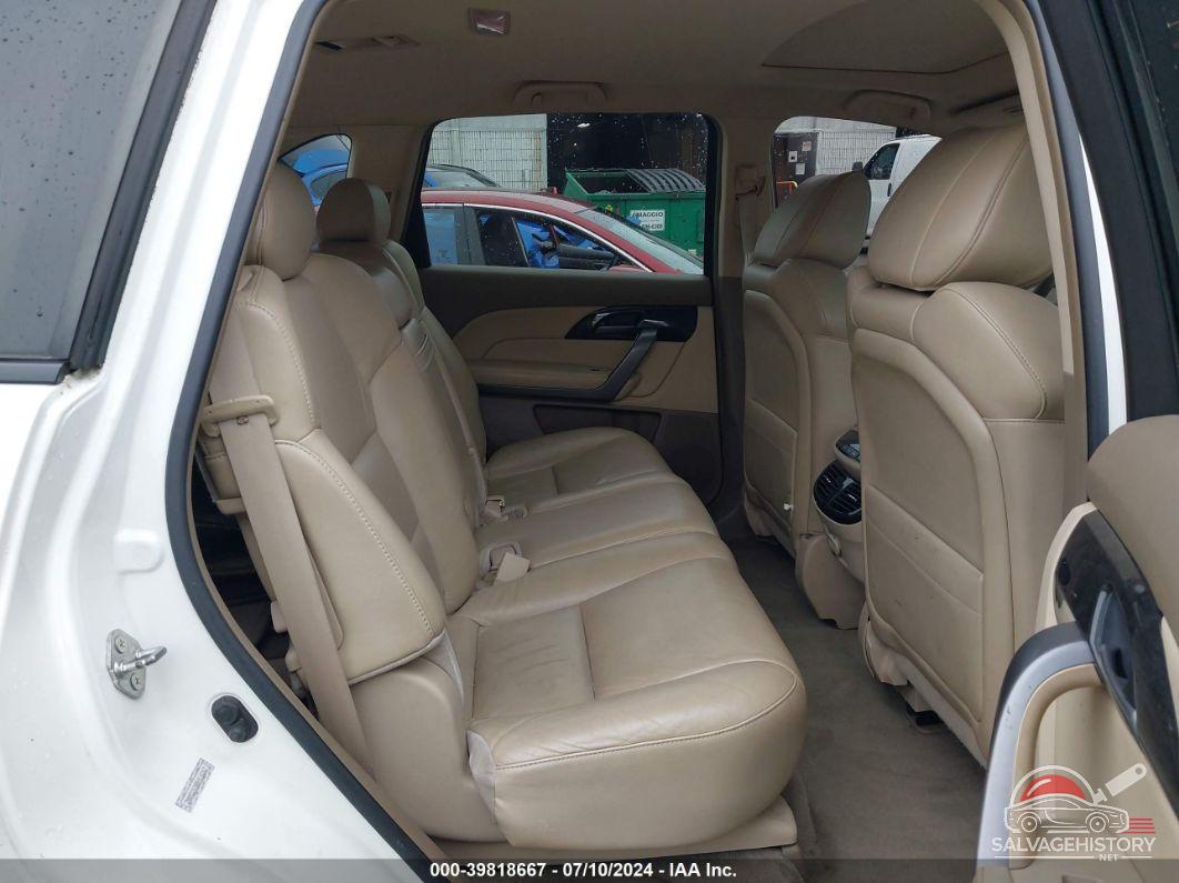 2HNYD28288H516262 2008 ACURA MDX photo no. 8