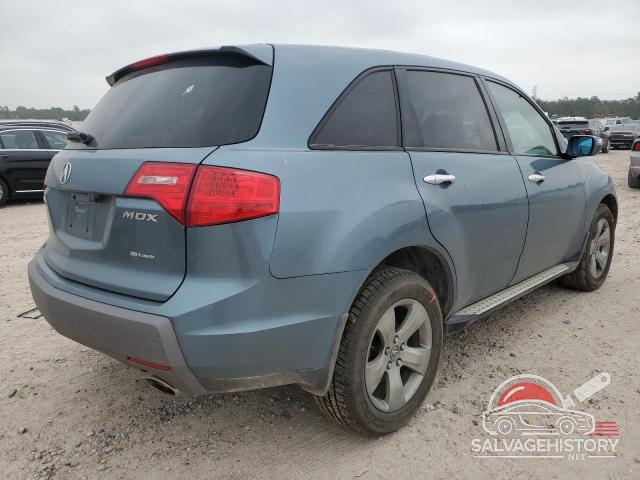 2HNYD28888H539710 2008 ACURA MDX photo no. 3