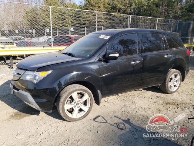 2HNYD28609H509097 2009 ACURA MDX photo no. 7