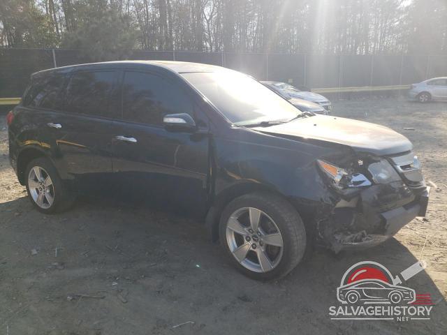 2HNYD28609H509097 2009 ACURA MDX photo no. 4
