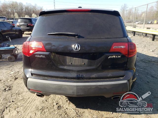 2HNYD28609H509097 2009 ACURA MDX photo no. 6