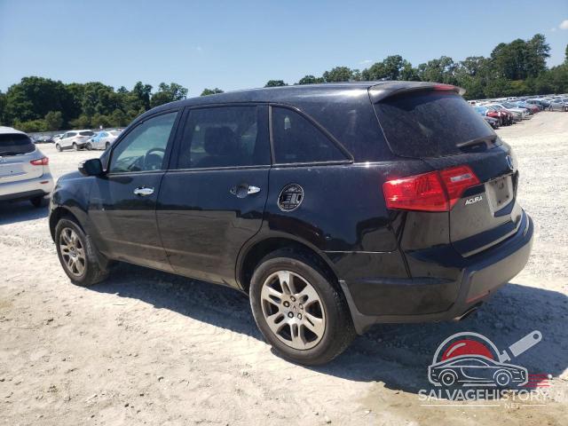 2HNYD28629H513524 2009 ACURA MDX photo no. 2
