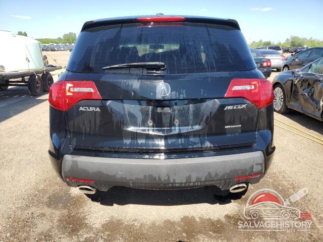 2HNYD28689H005932 2009 ACURA MDX photo no. 6