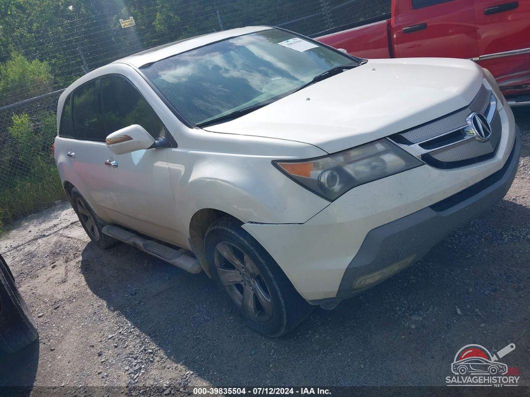 2HNYD28709H520058 2009 ACURA MDX photo no. 22