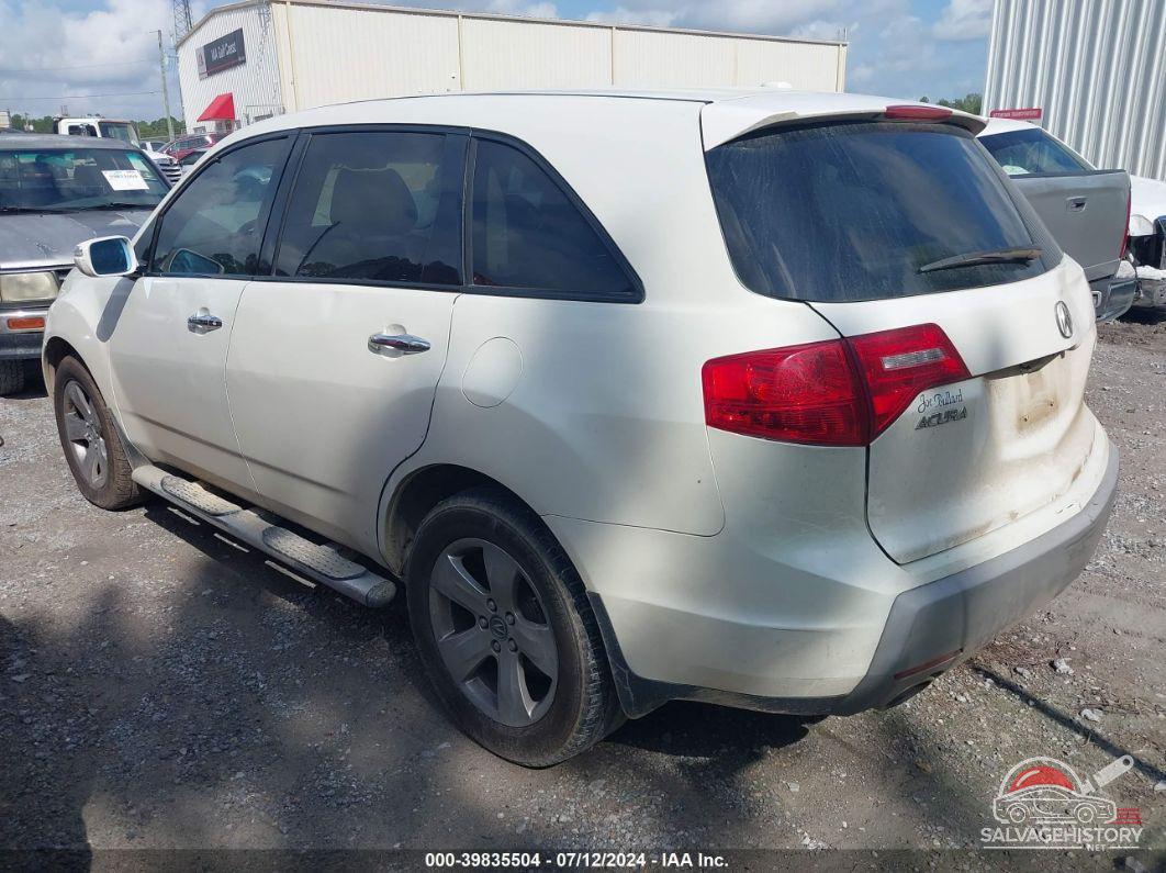 2HNYD28709H520058 2009 ACURA MDX photo no. 3