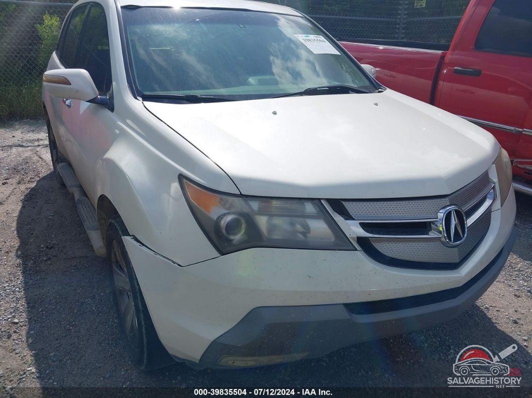 2HNYD28709H520058 2009 ACURA MDX photo no. 6