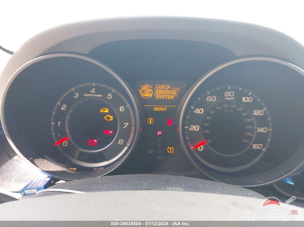 2HNYD28709H520058 2009 ACURA MDX photo no. 7