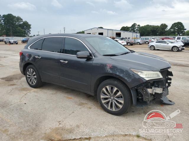 5FRYD3H40EB018540 2014 ACURA MDX photo no. 4