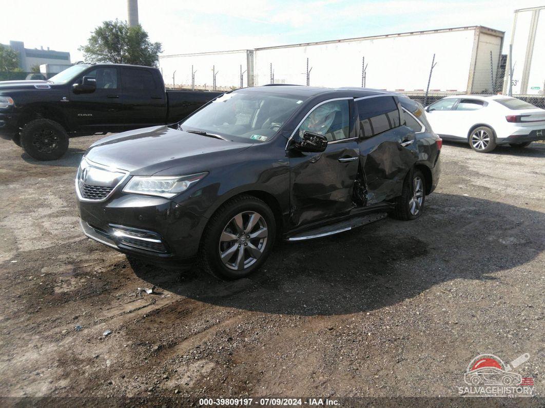5FRYD4H81FB003930 2015 ACURA MDX photo no. 2