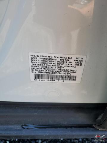 5FRYD4H4XGB015234 2016 ACURA MDX photo no. 12