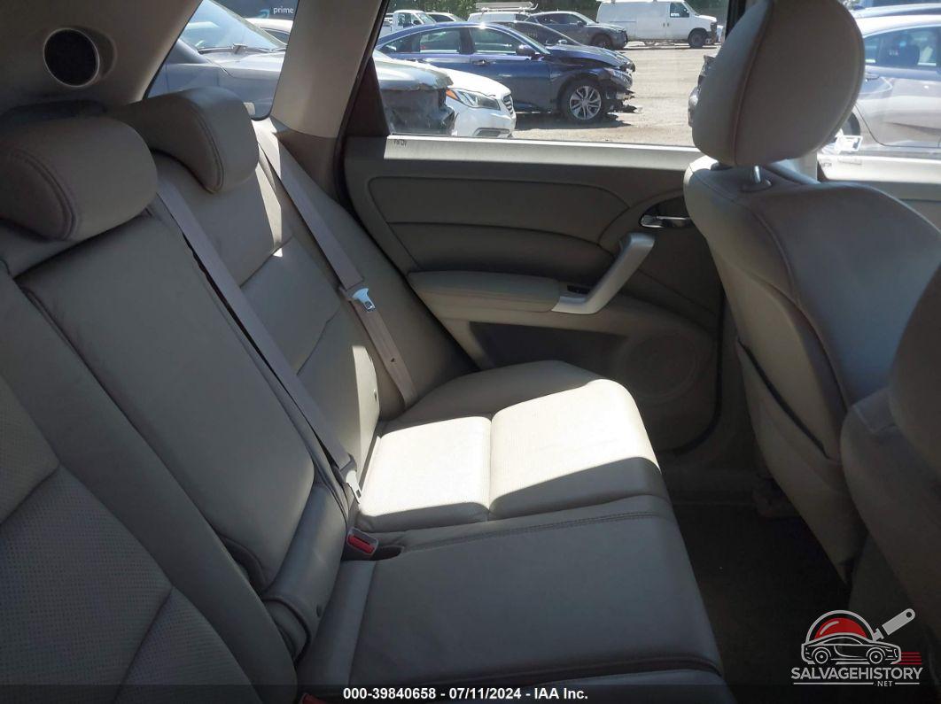 5J8TB18507A019974 2007 ACURA RDX photo no. 8