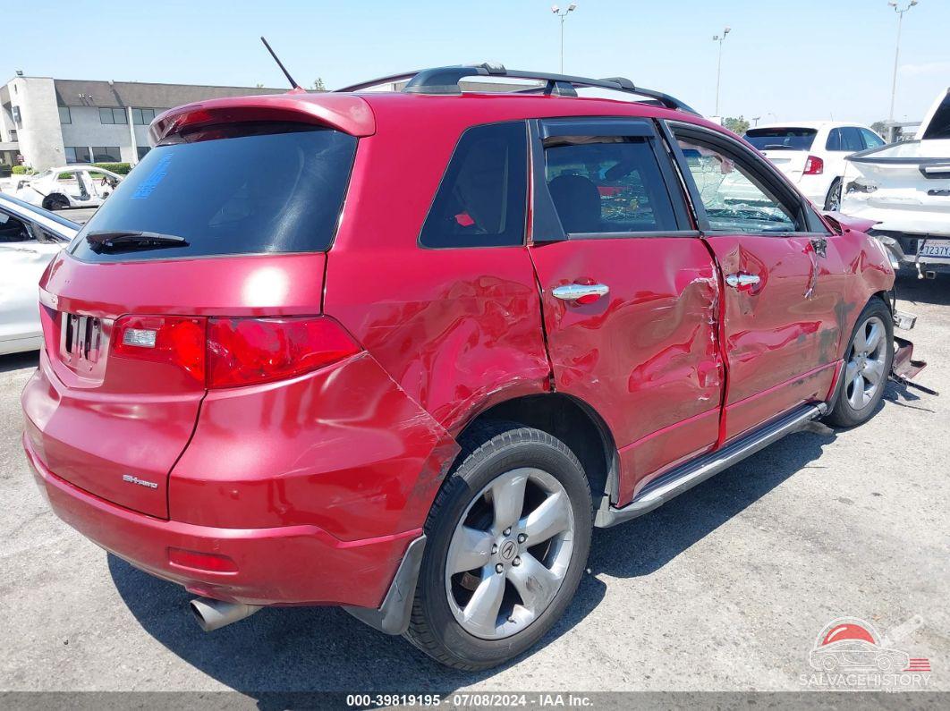 5J8TB18567A019851 2007 ACURA RDX photo no. 4