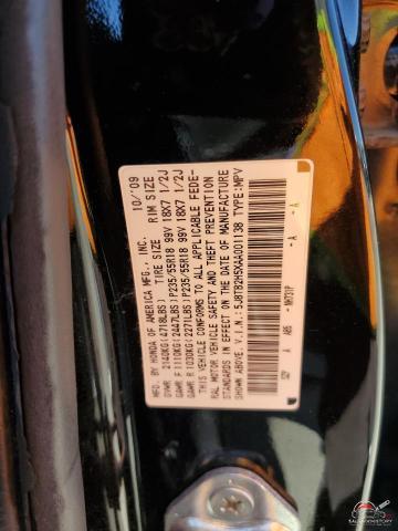5J8TB2H5XAA001138 2010 ACURA RDX photo no. 14