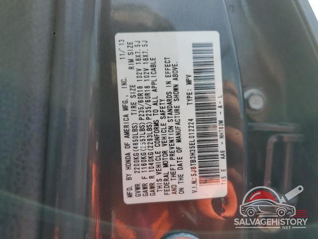 5J8TB3H35EL012224 2014 ACURA RDX photo no. 13