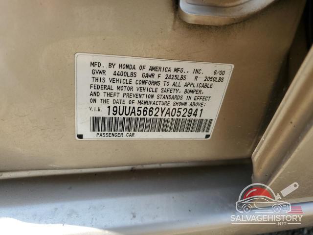 19UUA5662YA052941 2000 ACURA TL photo no. 12