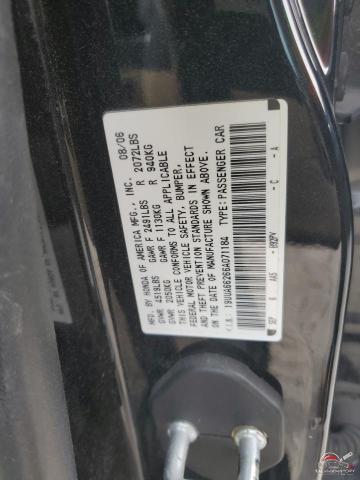 19UUA66266A071184 2006 ACURA TL photo no. 12
