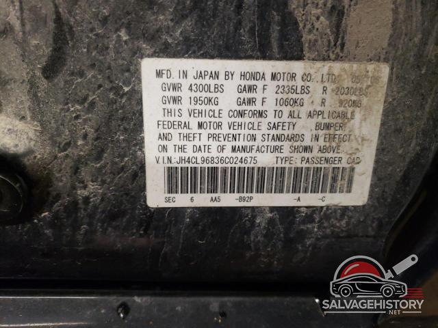 JH4CL96836C024675 2006 ACURA TSX photo no. 12
