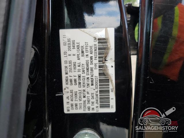 JH4CU4F43BC000237 2011 ACURA TSX photo no. 12