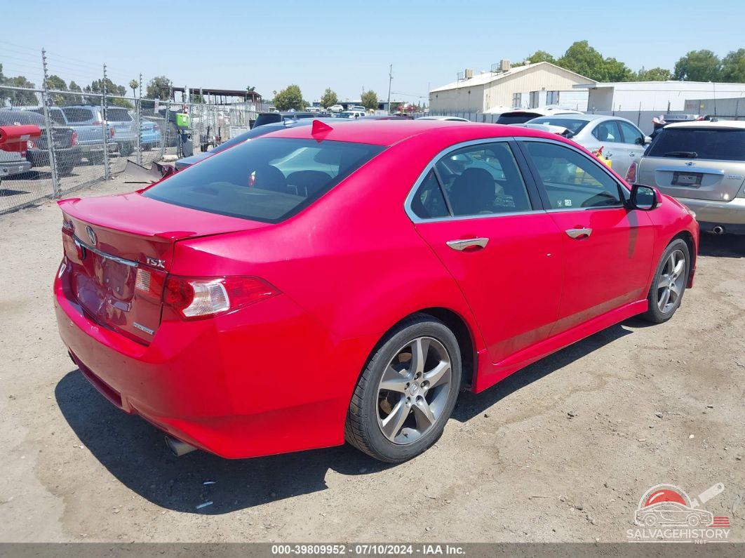 JH4CU2F89CC018394 2012 ACURA TSX photo no. 4