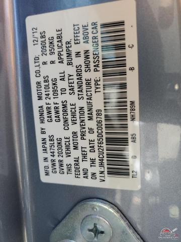 JH4CU2F65DC006789 2013 ACURA TSX photo no. 12