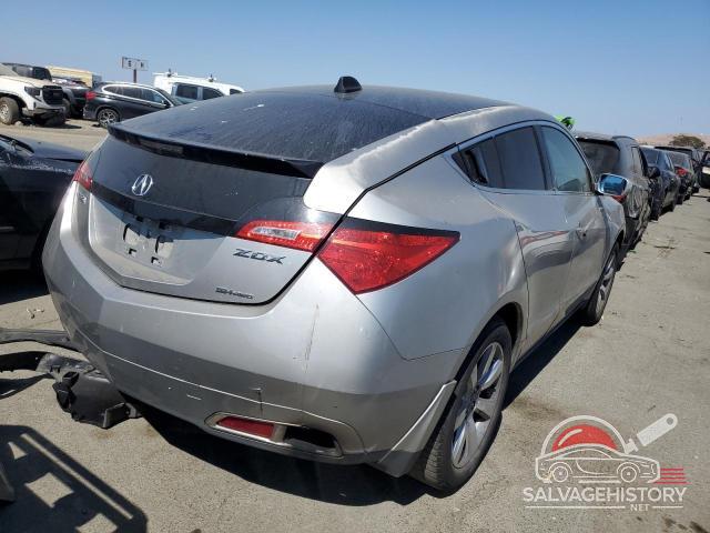2HNYB1H44BH500472 2011 ACURA ZDX photo no. 3