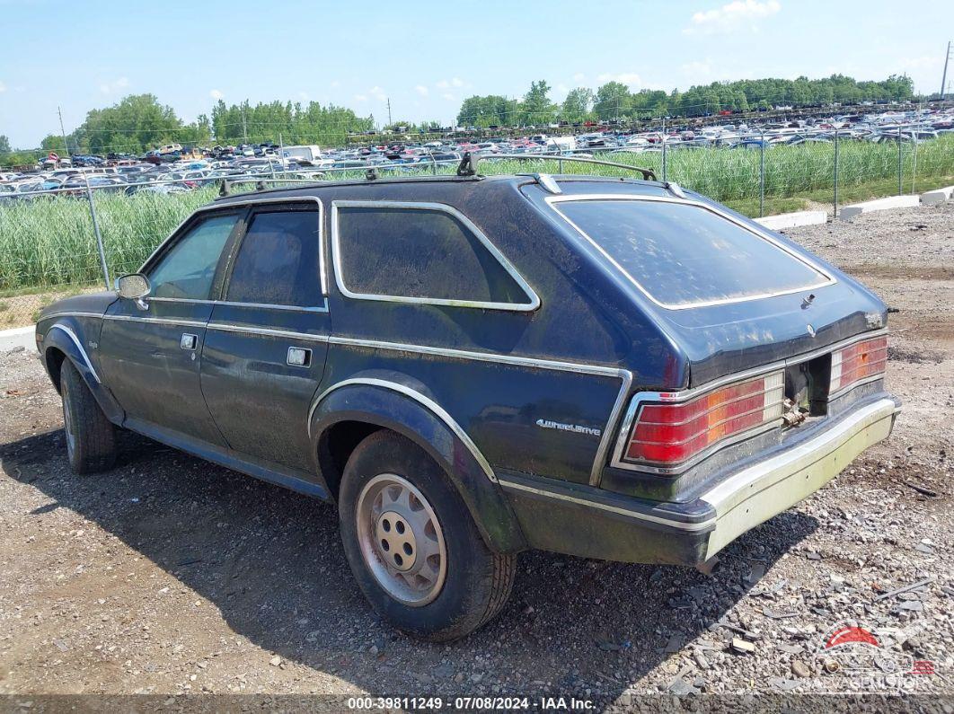 2CCCK385XEB718755 1984 AMERICAN MOTORS EAGLE photo no. 3