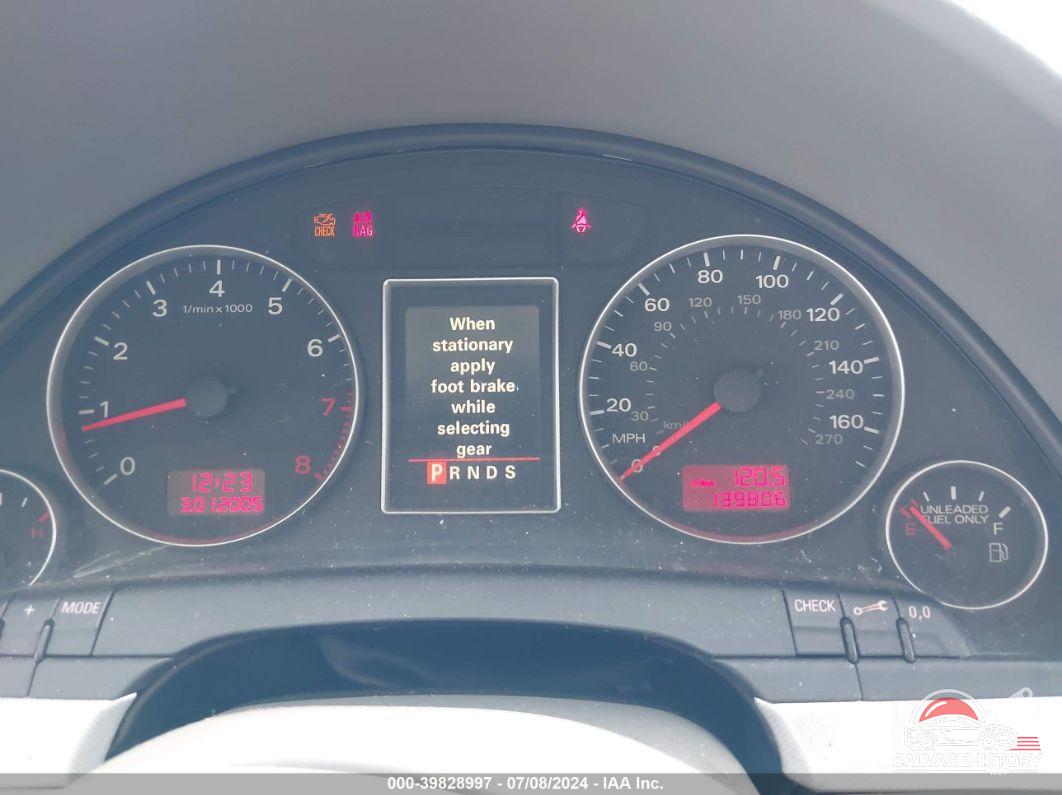 WAUDF78EX5A554105 2005 AUDI A4 photo no. 7