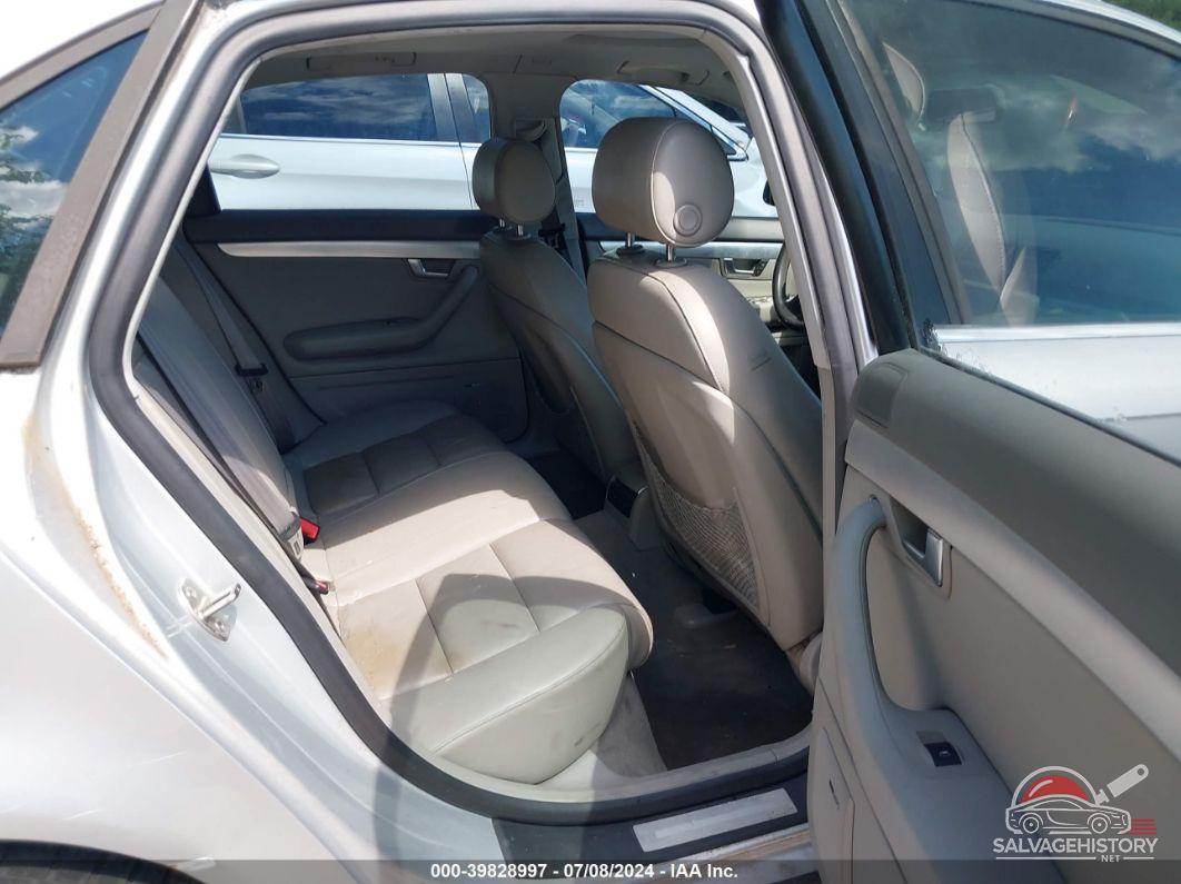 WAUDF78EX5A554105 2005 AUDI A4 photo no. 8