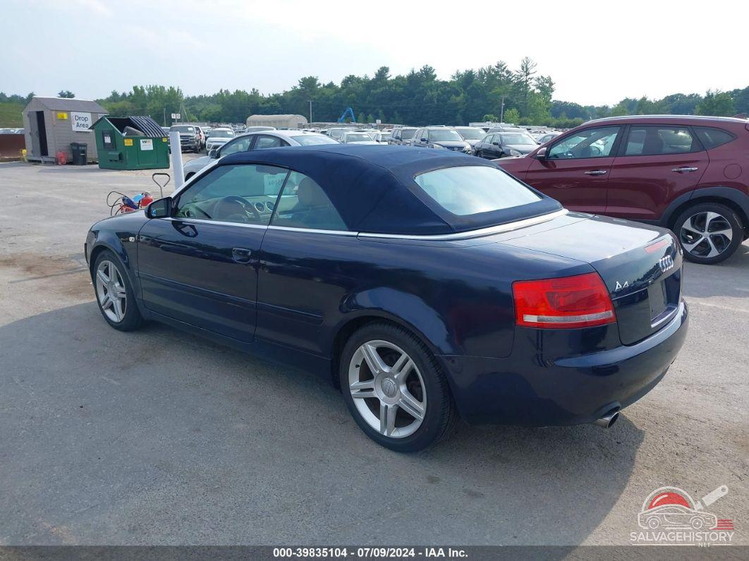 WAUDF48H37K017579 2007 AUDI A4 photo no. 3