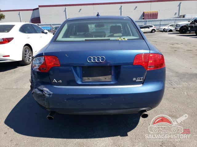 WAUDF78EX7A130782 2007 AUDI A4 photo no. 6
