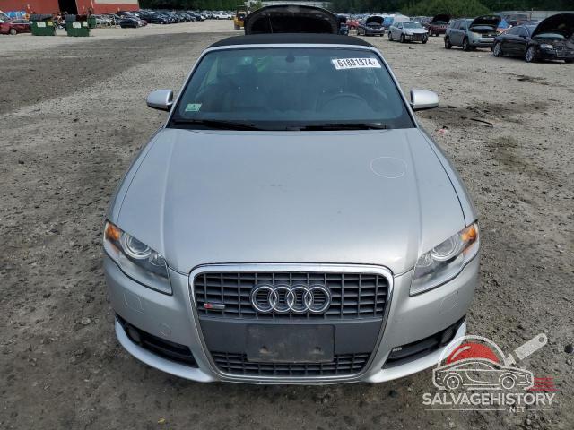 WAUDH48H27K025943 2007 AUDI A4 photo no. 5