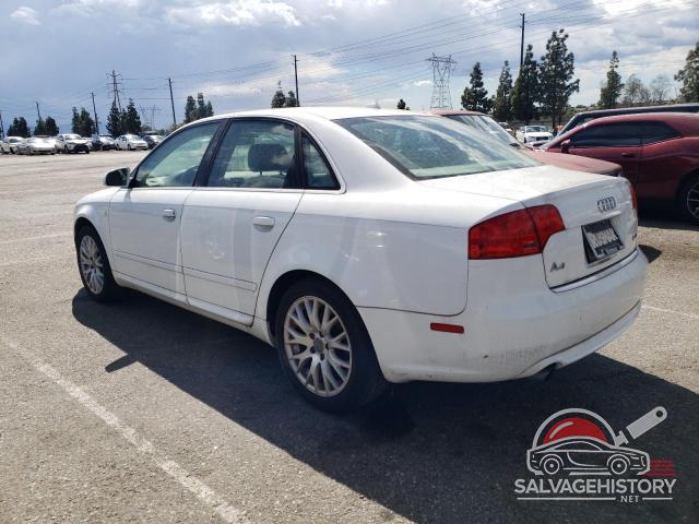 WAUAF78E78A069122 2008 AUDI A4 photo no. 2