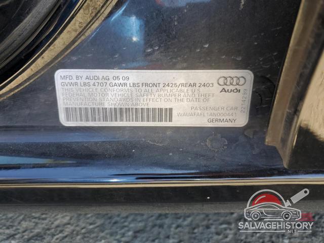 WAUAFAFL1AN000441 2010 AUDI A4 photo no. 12
