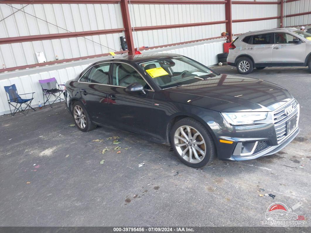WAUENAF44KN014638 2019 AUDI A4 photo no. 1