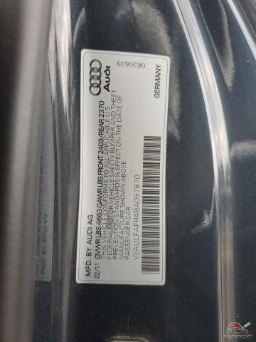 WAULFAFR4BA057870 2011 AUDI A5 photo no. 12