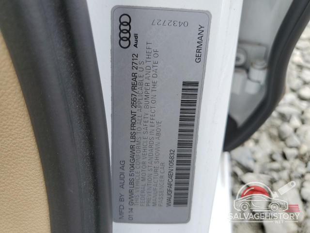 WAUGFAFC4EN105832 2014 AUDI A6 photo no. 12