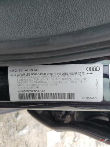 WAUGFAFC8EN145542 2014 AUDI A6 photo no. 12