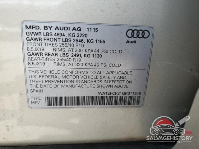 WA1EFCFS1GR011975 2016 AUDI Q3 photo no. 13