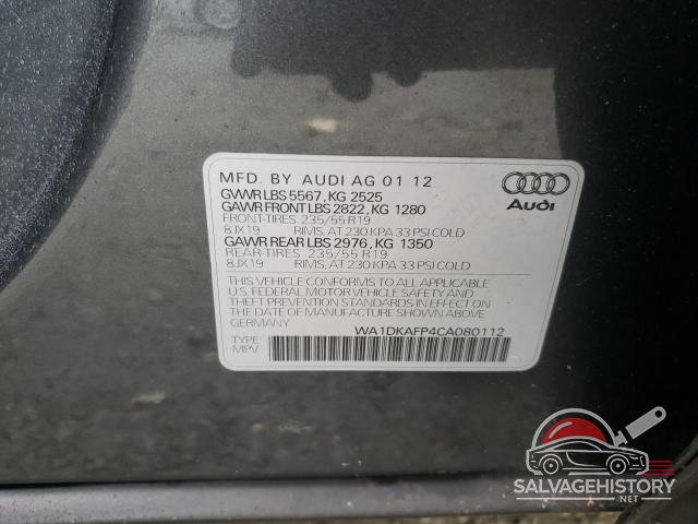 WA1DKAFP4CA080112 2012 AUDI Q5 photo no. 13