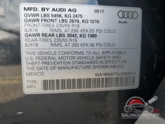 WA1BNAFY3J2064515 2018 AUDI Q5 photo no. 14