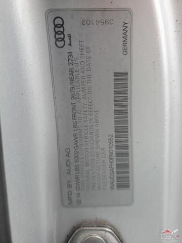 WAUCGAFH0EN010952 2014 AUDI S5/RS5 photo no. 12