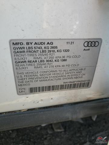 WA1B4AFYXN2043153 2022 AUDI SQ5 photo no. 13