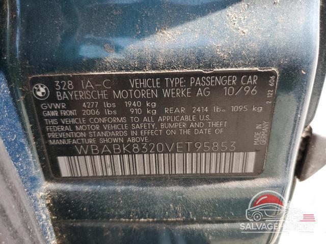 WBABK8320VET95853 1997 BMW 3 SERIES photo no. 12